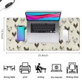 thumbnail image 5 of Long Mouse Pads for Desk,Beige Chicken Sketch Pattern Desk Mats on Top Of Desks, Desk Mouse Pad Extra Large with 3mm Non-Slip Base and Stitched Edge for Gaming,Office,Work,Home 35.4x15.7in, 5 of 5