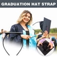 thumbnail image 4 of Fiudx Correa para Birrete de Graduación, Diseño de Sujeción Firme, Ajuste Ergonómico Cómodo, Banda para El Cabello Ajustable y Antideslizante, Ideal para Graduaciones, No Daña El Cabello, Conjunto de, 4 of 7