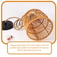 thumbnail image 2 of Basket Pendant Light Rattan Lampshade For Ceiling Light Rustic Chandelier Light Cover Pendant Light Ceiling Light Cover, 2 of 9