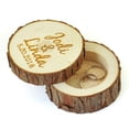 thumbnail image 2 of Wedding Wood Ring Box, 2 of 7