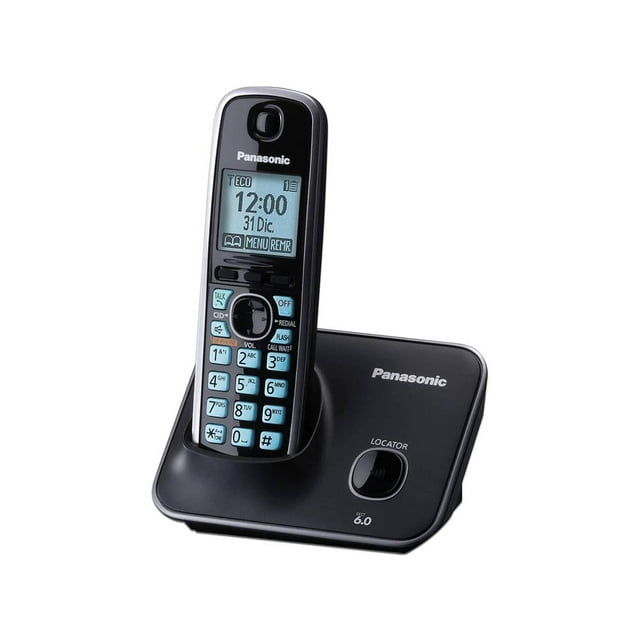 Teléfono analógico Panasonic KX-TG4111MEB con pantalla LCD de 1.8 . Panasonic KX-TG4111MEB