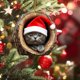 thumbnail image 1 of Adornos navideños de animales, estampados de animales para rbol de Navidad, adornos acrlicos, decoraciones de animales del bosque, Navidad, 1 of 7