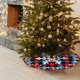 thumbnail image 5 of CaiYueKe Christmas Tree Skirt, Red Tree Skirts 35.4 Inch with Snowflake Reindeer Rustic Farmhouse Xmas Tree Skirt Christmas Decorations for Holiday Party Decoration, 5 of 7