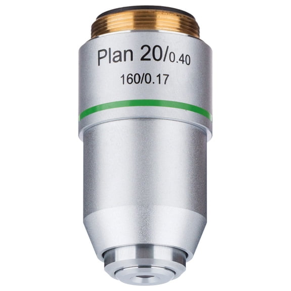 AmScope 20X Plan Achromatic Compound Microscope Objective Lens New