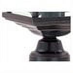 932-20-Dolan Lighting-Charleston 1-Light Outdoor Post Lantern-Antique Bronze Finish