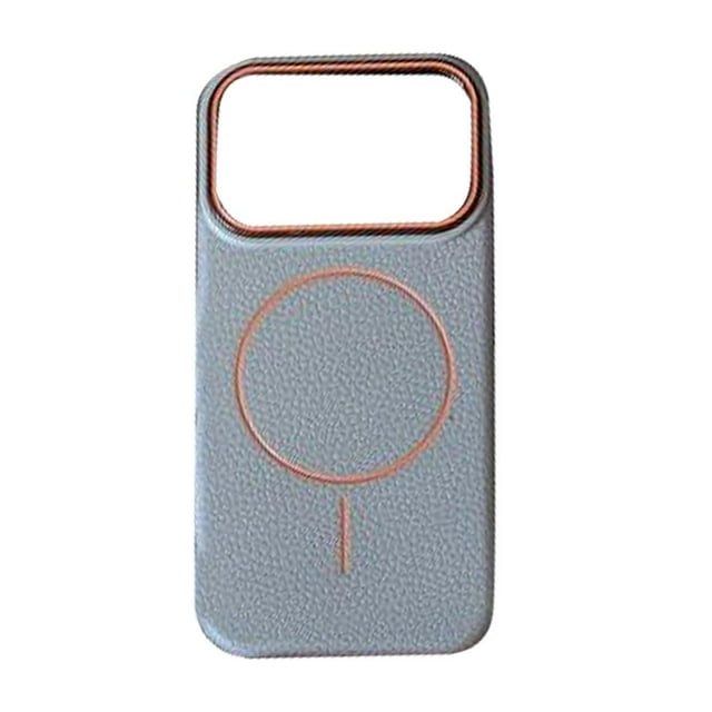 Pour iphone 17 Promax Étui de Téléphone Motif Litchi Magnétique