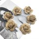 thumbnail image 3 of DIY flor artificial estilo rústico retro decoración de la boda adorno floral tela de yute flor falsa 6 Piezas Advancent HA000039-00B, 3 of 6