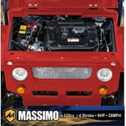 Massimo Mini 125 Go Kart 125cc 9HP, 2WD, 4 Stroke Automatic Go Cart - Red