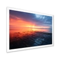thumbnail image 2 of Designart "Beach Horizon Pier Sunset in Pink and Blue III" Coastal Framed Wall Art Decor - Coastal Pink Coastal Pier Entryway Framed Wall Art, 2 of 6