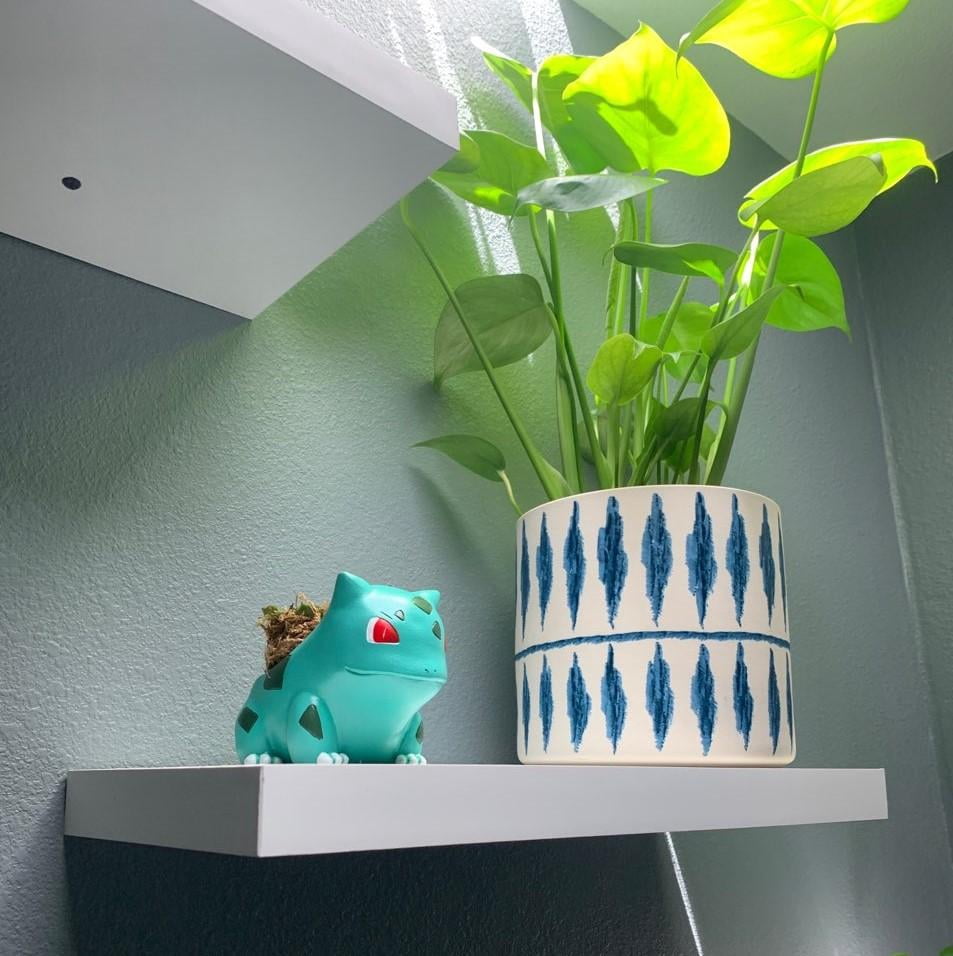 Bulbasaur Planter Pot 4'' - Mini Anime Succulent Planter For Office Desk, Home Decor, Garden