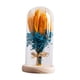 thumbnail image 4 of Regalos de flores para ella Lámpara de mesa LED Adorno de flores preservadas Flor artificial azul, 4 of 9