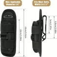 thumbnail image 3 of 1. Water-Resistant Flashlamp with Rotating Clip & Reinforced , Nylon for Outdoor Camping Hiking Gear, 3 of 8