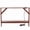 Walnut, variant on Narrow Console Table with Built in Outlet 33"H