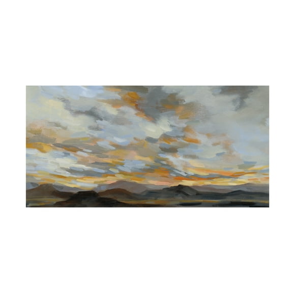 Trademark Fine Art Silvia Vassileva High Desert Sky I Canvas Wall Art - 24x47