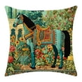 thumbnail image 2 of Herunwer Floral Morris Throw Pillow Covers Aesthetic Pillow For Bedroom Velvet Decor Pillowcase Home Decor Living Room Cushion Case For Bed Sofa Couch, 2 of 6