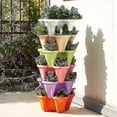 thumbnail image 1 of Maceta estereoscópica apilable de plástico para flores, vertical, para plantas, 1 of 1