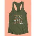 thumbnail image 3 of Fantastic Objects Racerback Tank Women -Image by Shutterstock, Female x-Large, 3 of 4