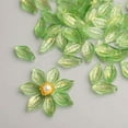 thumbnail image 4 of U8MO 20pcs 9x18mm Flower Petal Shape Crystal Lampwork Glass Loose Pendants Beads lot-6#, 4 of 8