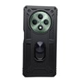 thumbnail image 1 of Funda Uso Rudo Cely Vesmir Con Anillo Magnético Para Oppo Reno 12F Negro 2 Micas De Cristal, 1 of 5
