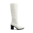 thumbnail image 2 of DREAM PAIRS Women's Knee-High Boots, Comfortable Chunky Block Heel Pointed Toe Pull On Side Zipper  Slouch Riding Boots, 2 of 7