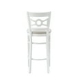 thumbnail image 6 of Linon Teresa 31" Indoor Wood Bar Stool, Set of 2, White/Light Gray, 6 of 10