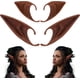 thumbnail image 1 of Accesorios para disfraces de Halloween, 2 pares de orejas de elfo, fiesta de anime, disfraz de oreja de elfo, fiesta temática de Navidad (marrón oscuro - 2 pares) JAMW Sencillez, 1 of 5