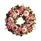 thumbnail image 3 of Corona floral para puerta, guirnalda decorativa para fotos, decoración artificial para el hogar, ideal para fiestas y celebraciones en, 3 of 8