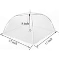 thumbnail image 2 of Portable 17" Foldable Tent with Mesh Cover for Outdoor Activities, 6-Pack, 2 of 5