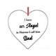thumbnail image 1 of Xihbxyly Especiales Del Día Adorno Conmemorativo con Forma de Ángel En Forma de Corazón para Colgar En La Pared, 1 of 2