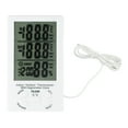 thumbnail image 4 of 1 Pce Thermomètre Celsius Fahrenheit à Bascule Intérieur Extérieur Affichage de la Température Lcd, 4 of 7