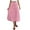 Pink, variant on SHTXOZHI High Waisted Skirts for Women Summer Boho A-Line Button Casual Vacation Skirt