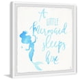 thumbnail image 2 of Marmont Hill A Little Mermaid Sleeps Here Framed Wall Art, 2 of 6
