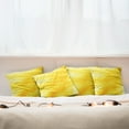 thumbnail image 7 of Ambesonne Yellow Throw Pillow Cover 4 Pack, Abstract Summer Sun, 18", Yellow, 7 of 7