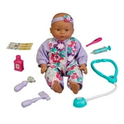 My Sweet Love 16" Baby Doll with 10-Piece Doctor Play Set, African American