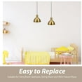 thumbnail image 5 of Copper Chandelier Nightstand Lampshade Modern Large Decorative Replacement Pendant Lights Lampshades for Table Metal, 5 of 6