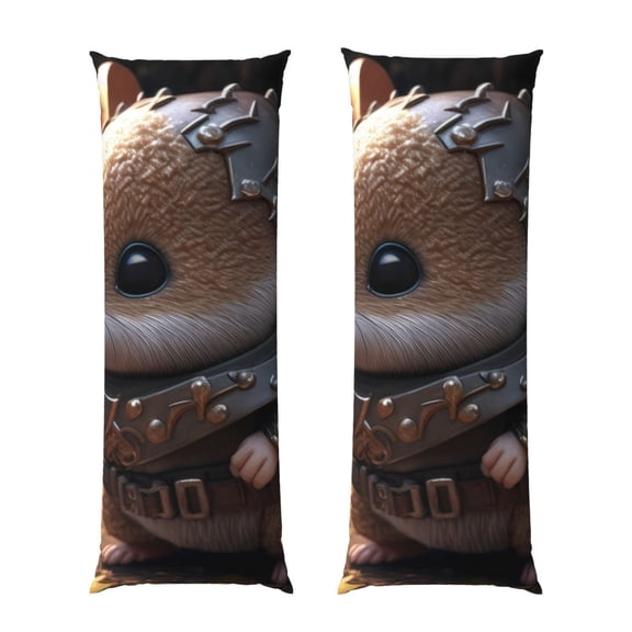 Naloa Cute Big-Eared Mouse Super Soft 20x60 Body Pillow Case,Long Side Hidden Zipper(PILLOWS ARE NOT INCLUDED)