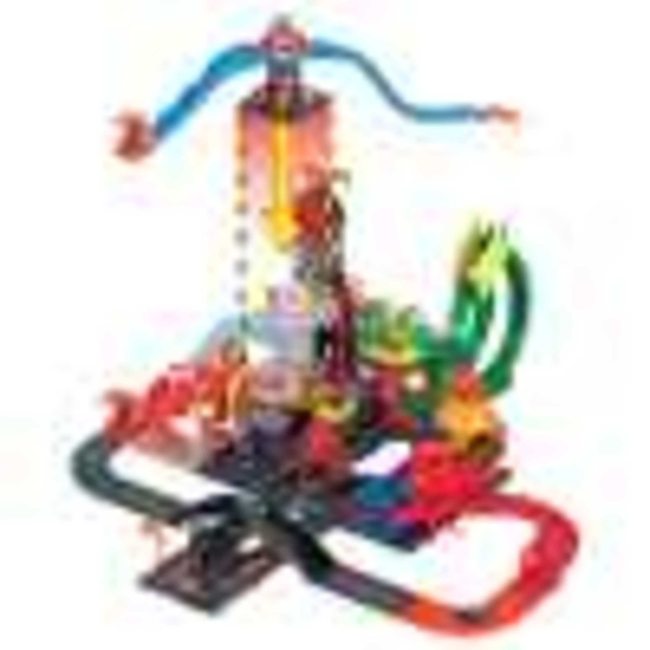Hot Wheels Wreck & Ride Gorilla Attack Playset, Gas Station Set with 1:64 Scale Toy Car