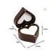 thumbnail image 5 of Caja Corazón De Madera Nogal Para Anillos De Boda Compromiso, 5 of 5