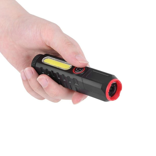 Linterna de emergencia XPE 4 modos COB LED linterna fuerte para exteriores (rojo) Tmvgtek Para Estrenar