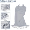 thumbnail image 3 of Bufanda Bluelander de Invierno para Mujer, Gris, 3 of 5