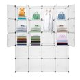 thumbnail image 3 of EastVita 20 Cubes Closet Space Saving Storage Organizer Cube Portable Wardrobe for Home Bedroom 35*35, 3 of 6