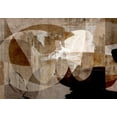 thumbnail image 2 of Abstract Wallpaper Wall Mural - Geometric Composition Brown, 2 of 5