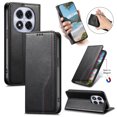 thumbnail image 3 of FOXDOCK Wallet Case for Xiaomi Redmi Note 14 Pro 5G , PU Leather Flip Cover with Elastic Anti-Slip Hand Strap, Card Slots, 3 of 6