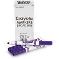 thumbnail image 3 of Marcadores de línea ancha Crayola, violeta púrpura, 12 marcadores a granel, 3 of 3