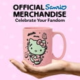 thumbnail image 3 of Silver Buffalo Sanrio Hello Kitty Halloween Frankenstein Wax Resist Ceramic Pottery Mug, 17 Ounces, 3 of 8
