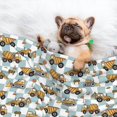 thumbnail image 3 of Disketp Excavator Dog Blanket/Bed Cover for Dogs and Cats,Puppy Essentials-Medium, 3 of 8