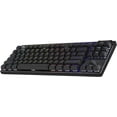 thumbnail image 1 of Logitech G Pro X TKL Lightspeed, Teclado inalámbrico para Juegos, ultraportable, sin sección numérica, RGB LIGHTSYNC, Teclas de PBT, interruptores con Click perceptible (GX Brown) - Negro, 1 of 8