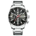 thumbnail image 1 of CURREN Men Watch Quartz Movement Stainless Steel Strap Time &, 1 of 8