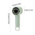 thumbnail image 2 of Handheld/Desktop Turbo Fan USB Rechargeable Portable Mini Fan with 3 Speeds, Strong Airflow, Quiet Operation for Outdoor Camping Travel Office Home Personal Cooling Fan, 2 of 7