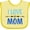 Banana and Yellow, variant on Inktastic I Love My Mom Mothers Day Boys or Girls Baby Bib